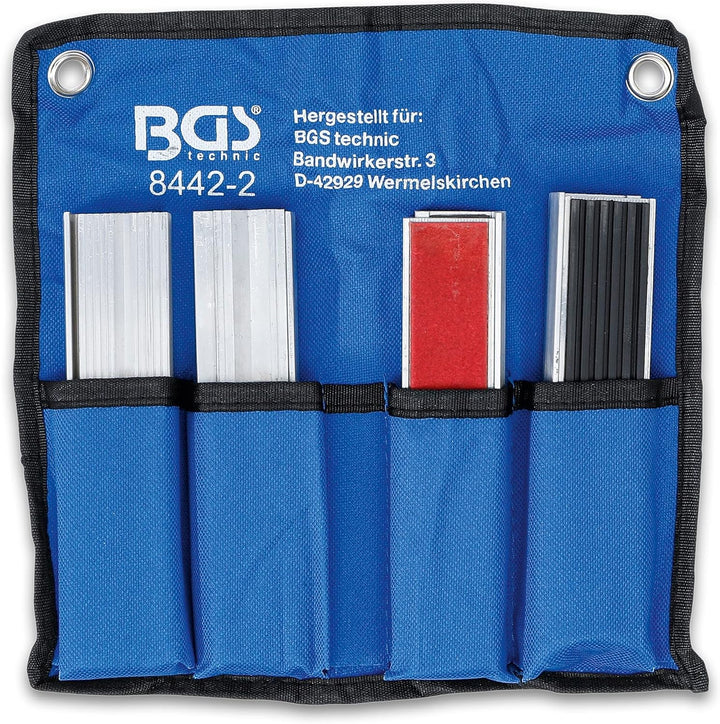 BGS 8442-2 | Schraubstock-Schutzbacken-Satz | 8-tlg. | Aluminium | 150 mm | mit Magnet | Alu | Schon