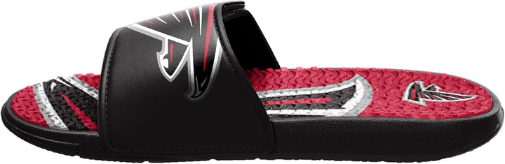 FOCO Commanders NFL Legacy Sport Slide Flip-Flops für Herren Atlanta Falcons 7-8 Colorblock Big Logo