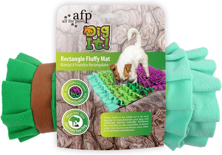 ALL FOR PAWS Dig It Fluffy Matte, 55 cm Durchmesser, 4 kg Pfoten, Pfoten
