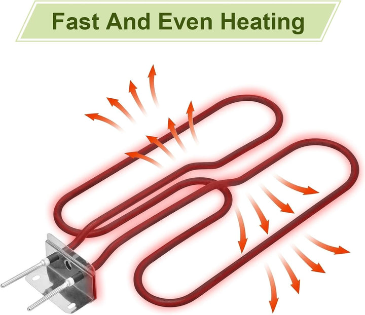 JAOGAUS Heizelement [Original Ersatzteil] für Elektrogrill Q140, Heizelement 66631 für Elektrogrill,