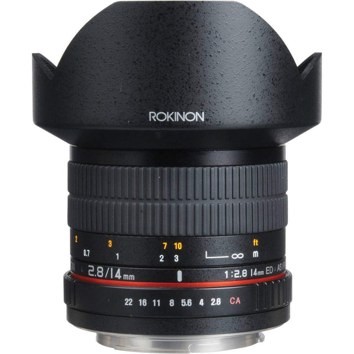 Rokinon FE14M-P 14 mm F2.8 Ultra Wide Fixed Lens for Pentax (Schwarz) Pentax Standardverpackung, Pen