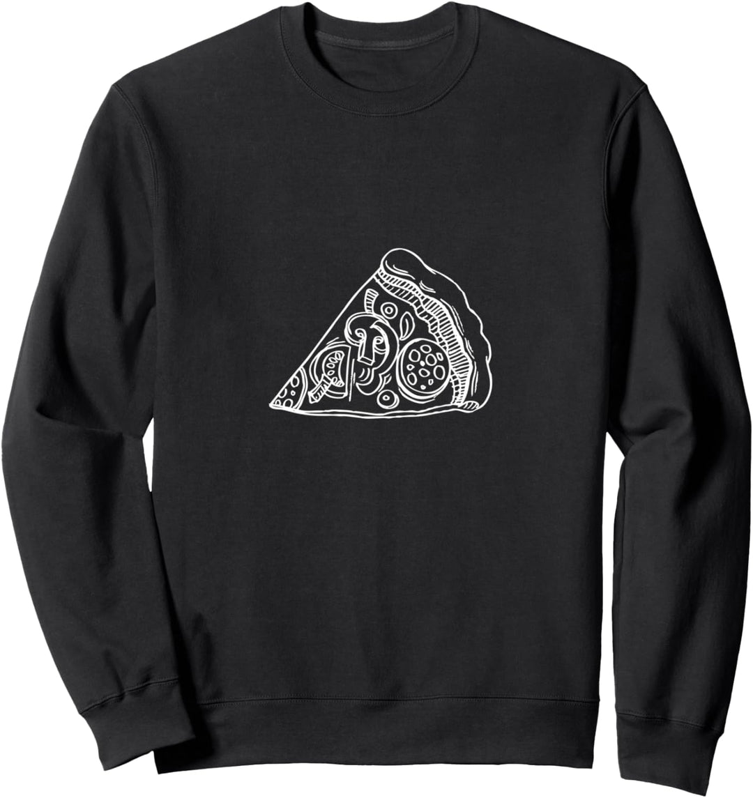 PIZZASTÜCK - Pizza Partnerlook Paar Valentinstag Pärchen Sweatshirt