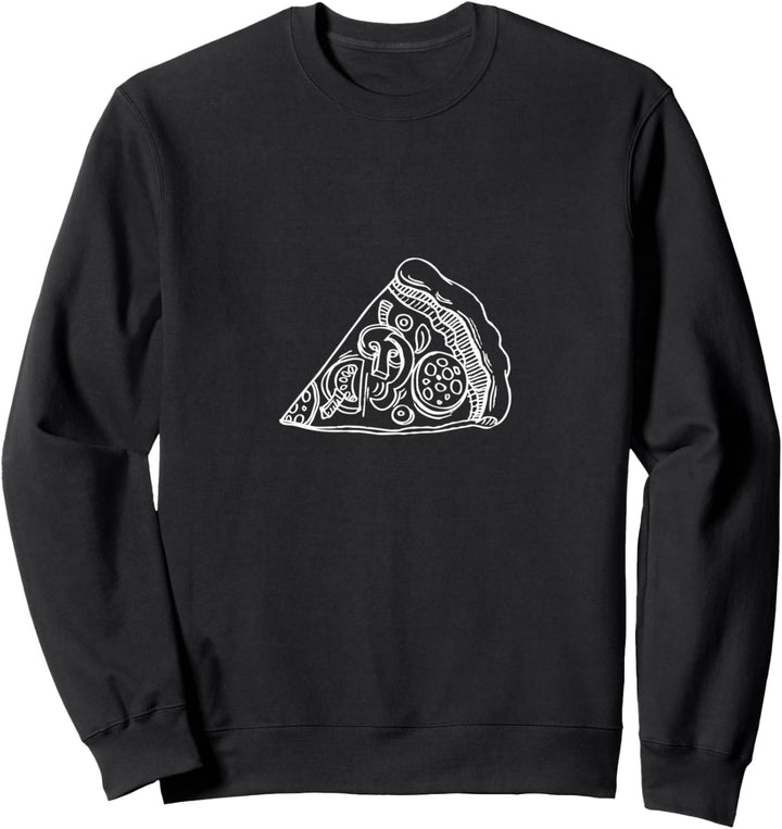 PIZZASTÜCK - Pizza Partnerlook Paar Valentinstag Pärchen Sweatshirt