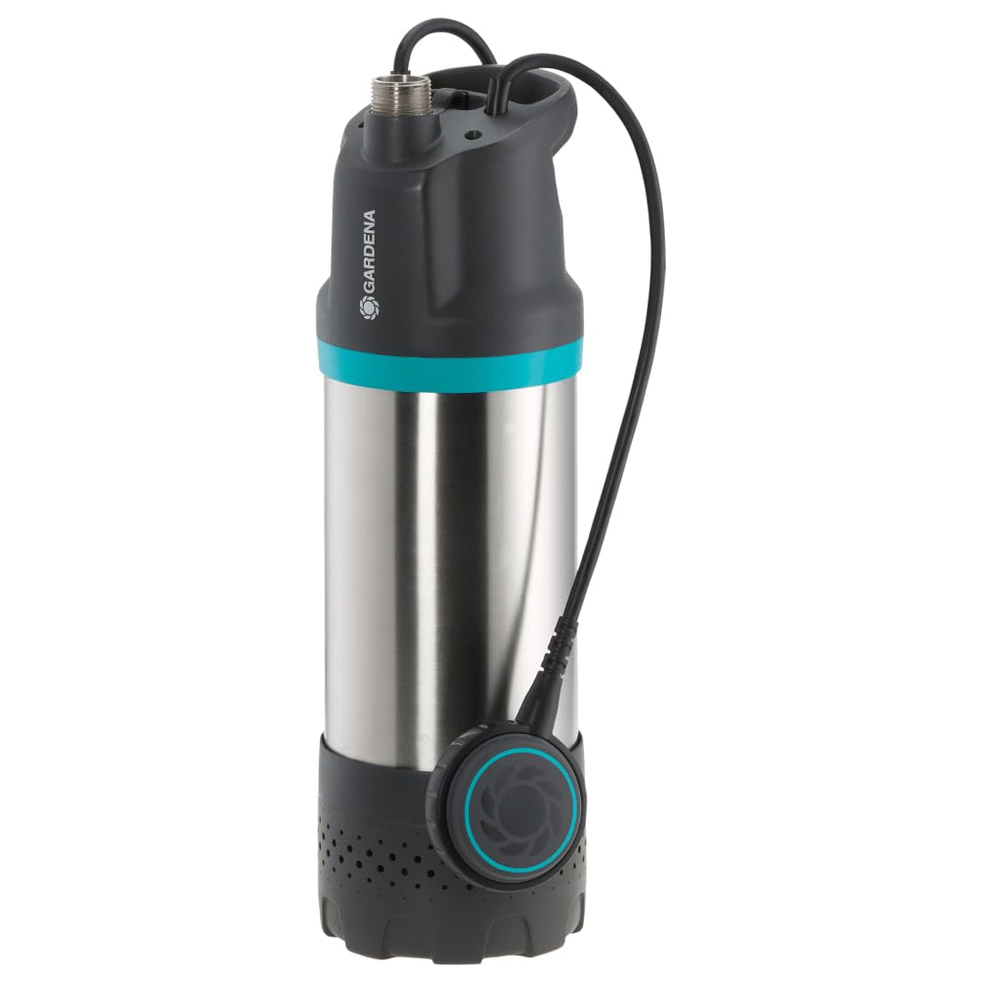 Gardena Tauch-Druckpumpe 5900/4 inox: Tauchdruckpumpe mit 5900 l/h Fördermenge, mit Schmutzfilter, g