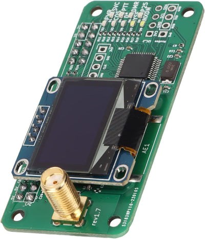 UHF VHF UV MMDVM Hotspot-Modul-Kit SMA-Schnittstelle LED-Anzeige Hotspot-Platine mit Antenne