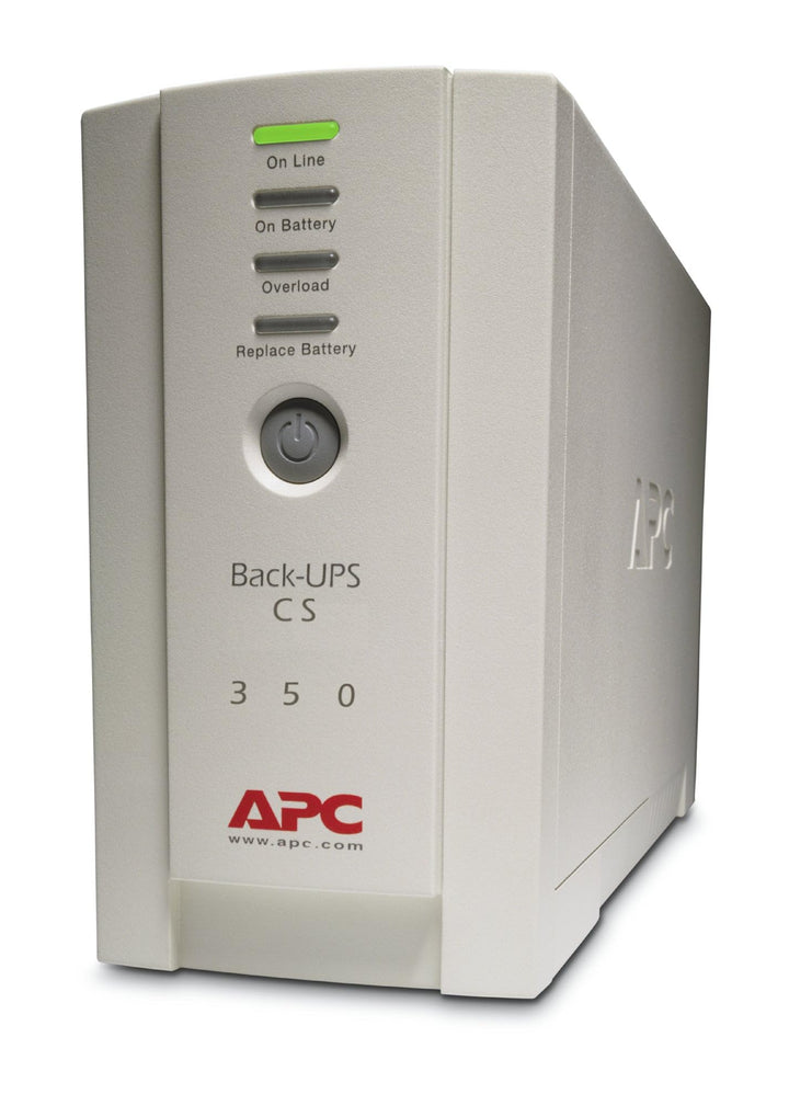 APC Back-UPS CS - BK350EI - Unterbrechungsfreie Stromversorgung 350VA (4 Ausgänge IEC, Überspannungs