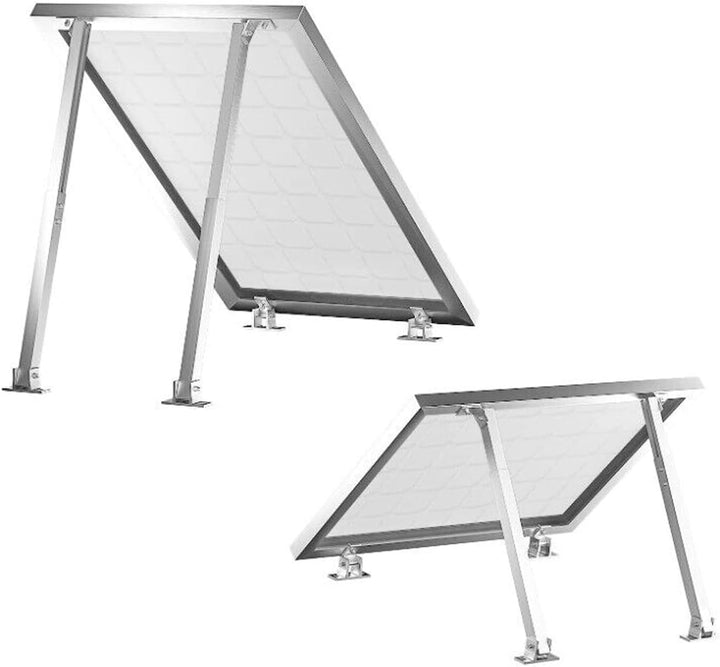 Solarmodule Montageset Aufständerung 0°-60° Verstellbare Neigungshalterungen, Solarmodul Halterung 5