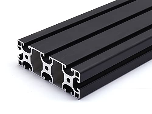 Aluminiumprofil schwarz 40x120L I-Typ Nut 8 (leicht). Aluminium Profil 40x120 Alu Profil 40 x 120 Mo
