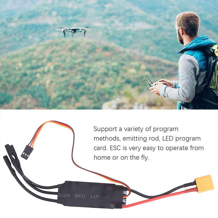 40A ESC Regler, Drohne RC Brushless, LiPo Akku 2-4S, BEC Drosselkalibrierung, Flugzeug Modellbau, FP