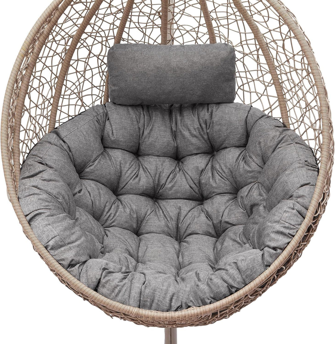 PillowPrim Hängesessel Kissen, Auflage für Polyrattan/Rattan Hängeschaukel, Polster, Hängekorb, Scha