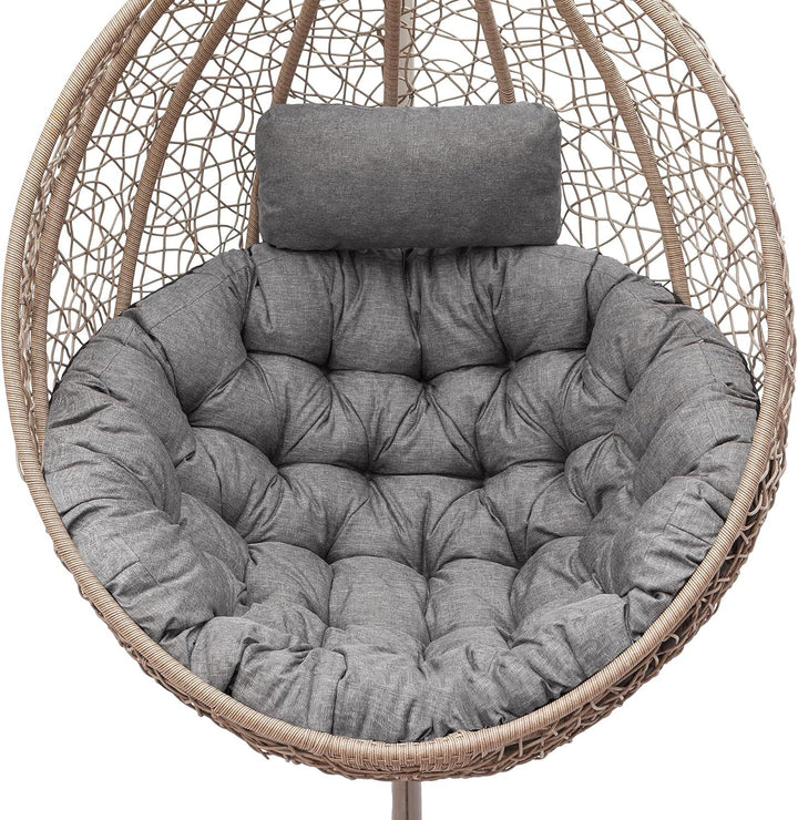 PillowPrim Hängesessel Kissen, Auflage für Polyrattan/Rattan Hängeschaukel, Polster, Hängekorb, Scha