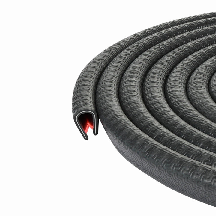 Extrusionsdichtung, Randbesatz, Grösse: Medium, U-Höhe:1,35 mm. Klemmbereich: 1,2 mm - 3,57 mm. 6 Me