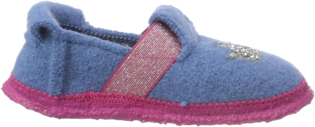 Nanga Mädchen Heartbreak Slipper 27 EU Hellblau, 27 EU Blau