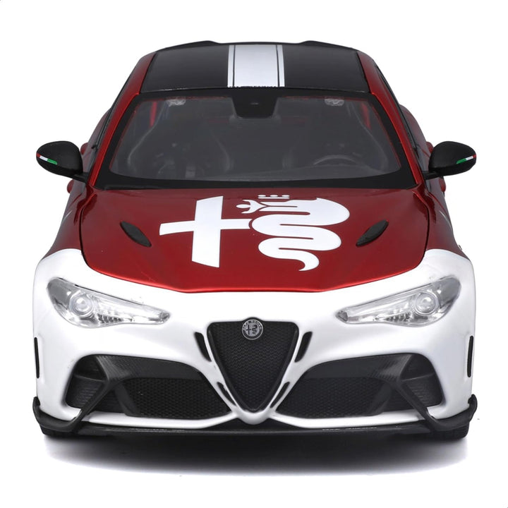 Bburago 11049R/W Miniaturauto aus der Kollektion, Alfa Red White