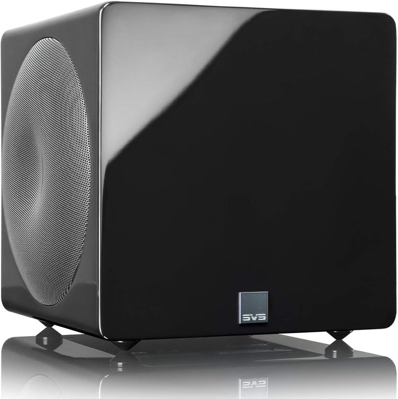 SVS 3000 Mikroversiegelter Subwoofer mit voll aktiven Dual-Treibern (20,3 cm (8 Zoll), Piano Gloss B