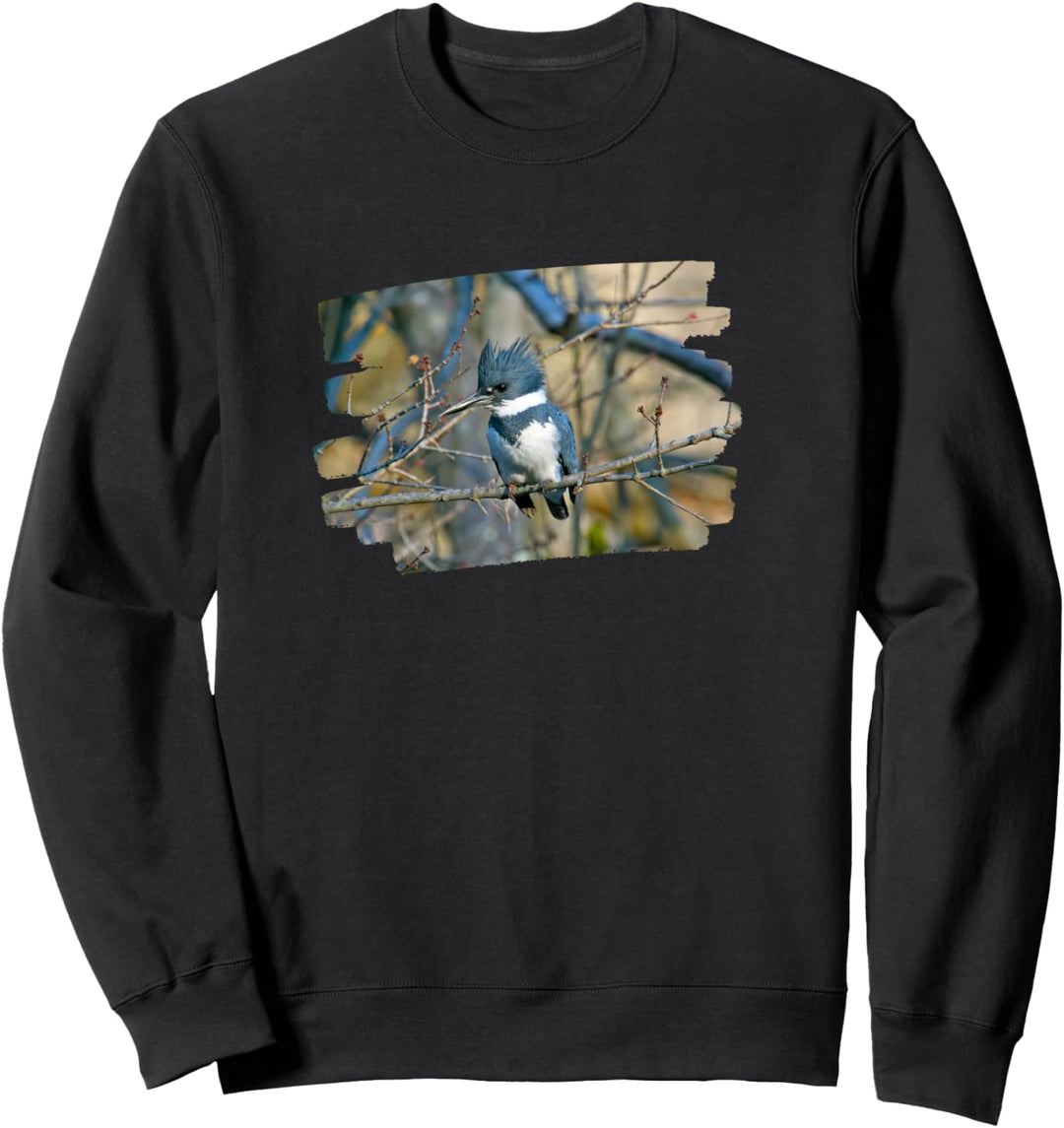Eisvogel mit Gürtel Sweatshirt