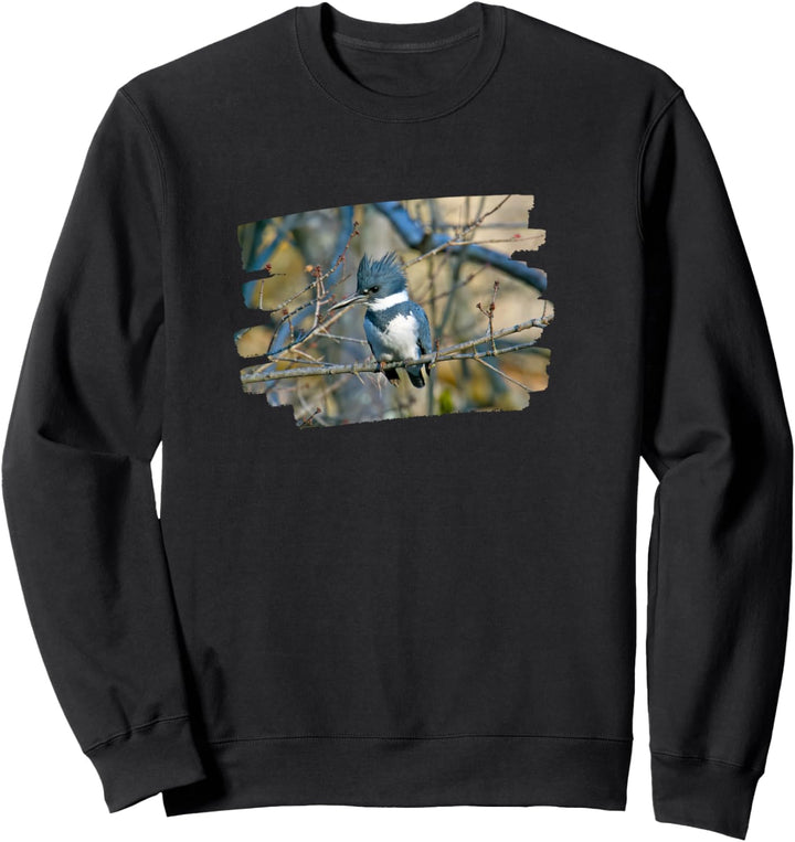 Eisvogel mit Gürtel Sweatshirt