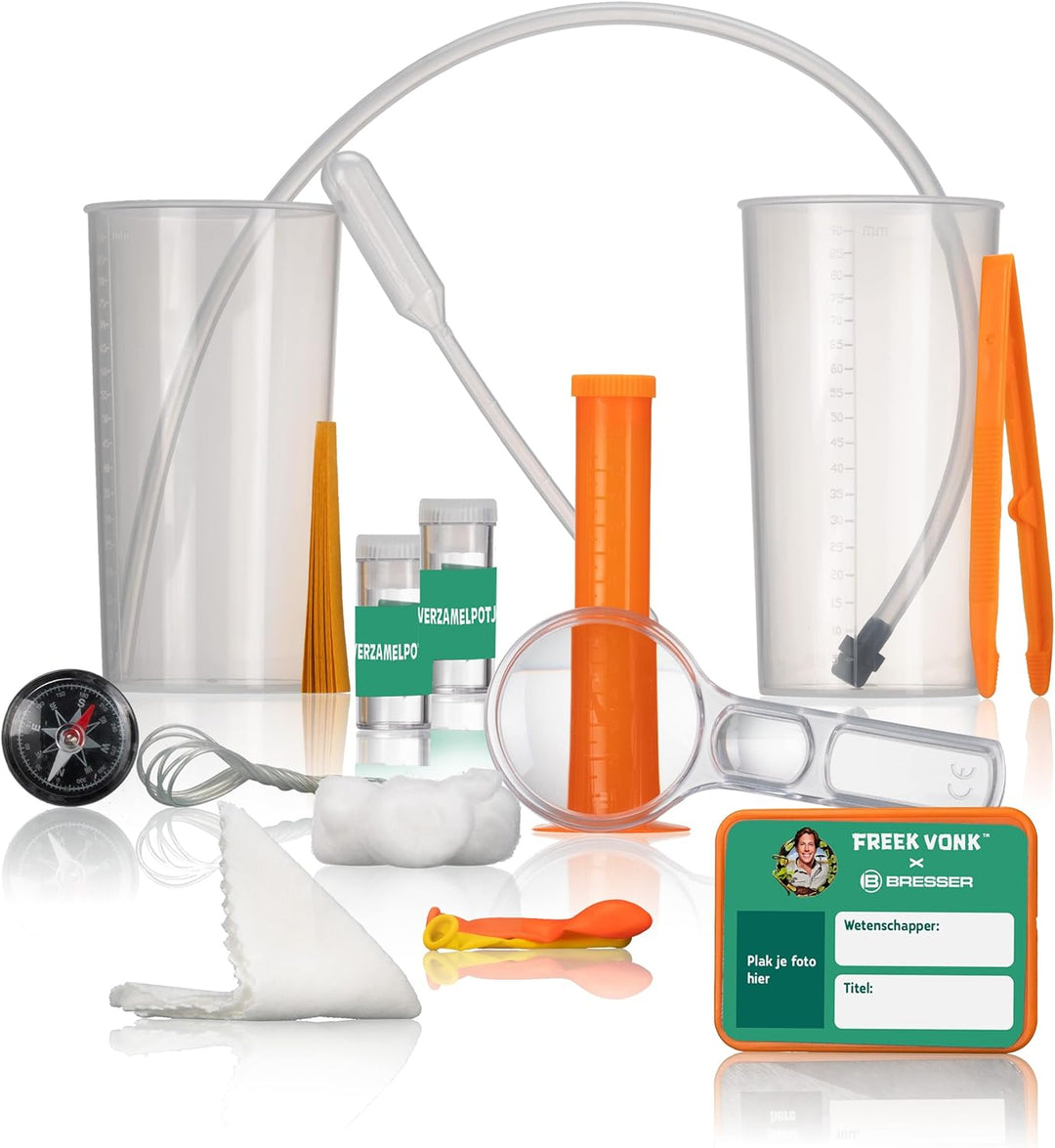 Freek Vonk x Bresser Kinder-Wetterstation für draussen mit LCD-Anzeige, Temperatur-, Wind- und Regen