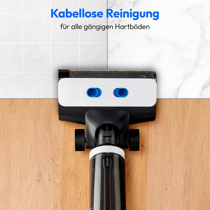 MEDION Saugwischer H20 (Nasssauger kabellos, Akku mit bis zu 30 Min Laufzeit, Bodenwischer elektrisc