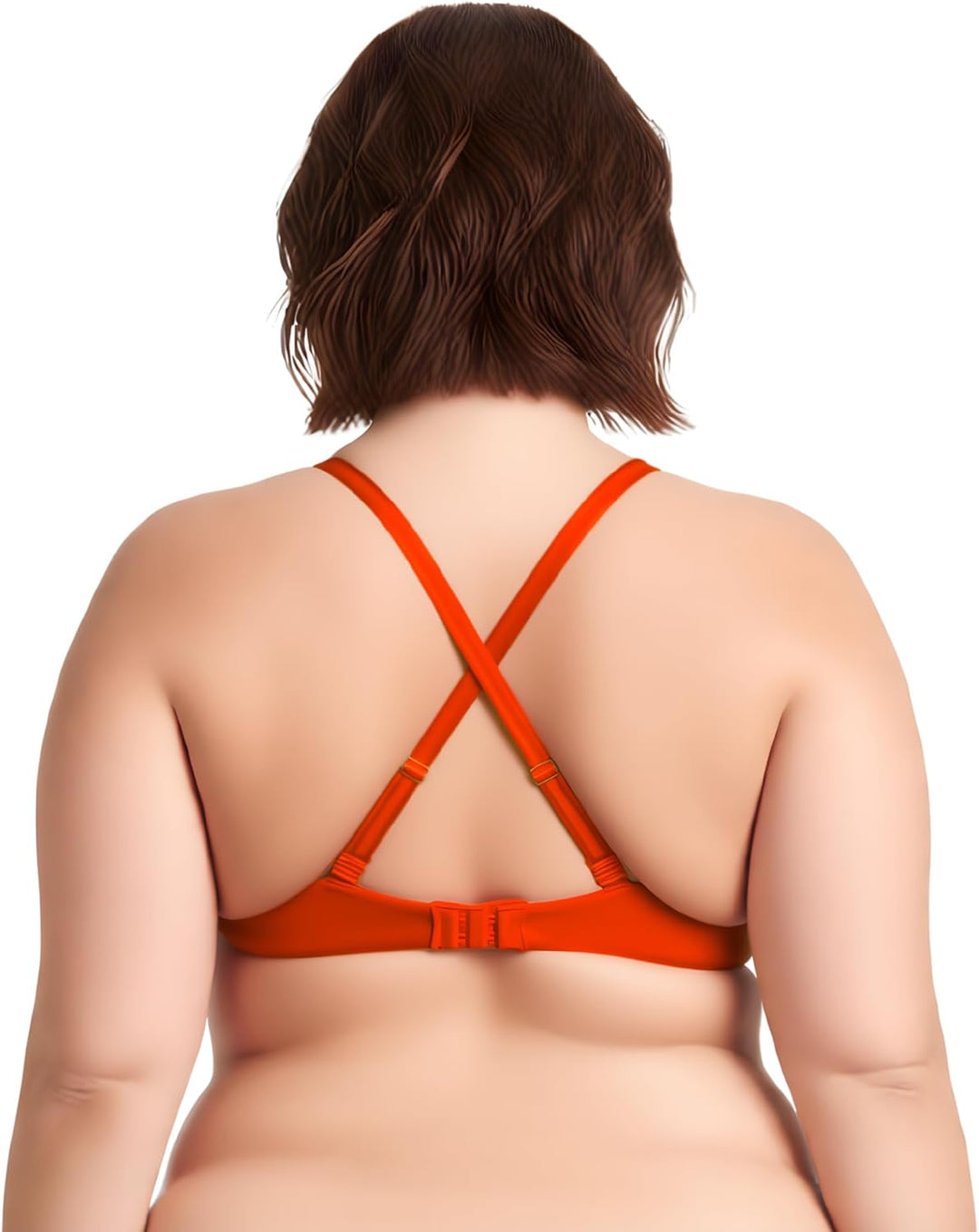 Curve Muse Damen Übergrösse Vollständige Abdeckung Bügel vorne schliessen BHs-1PK oder 2PK 70D Elfen