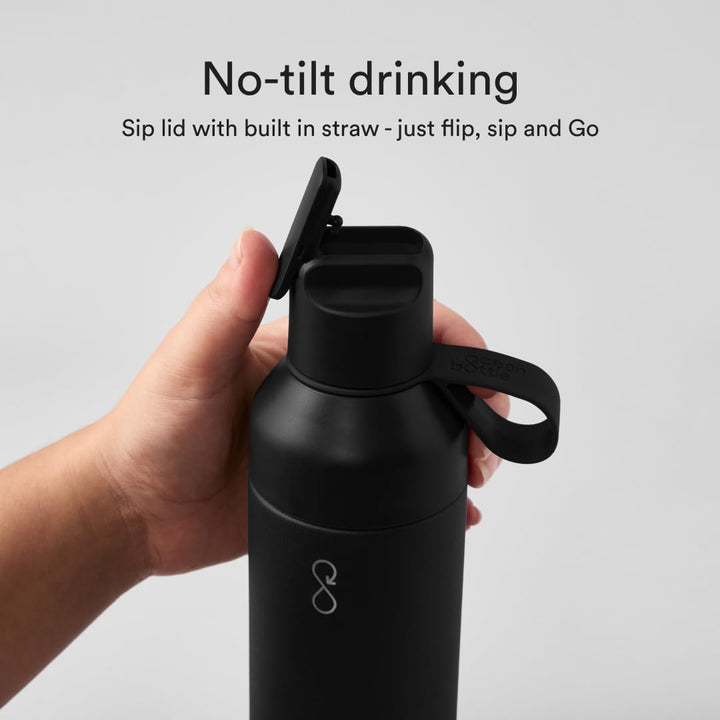 Ocean Bottle - Go Wasserflasche aus recyceltem Edelstahl - umweltfreundlich & wiederverwendbar - Pec