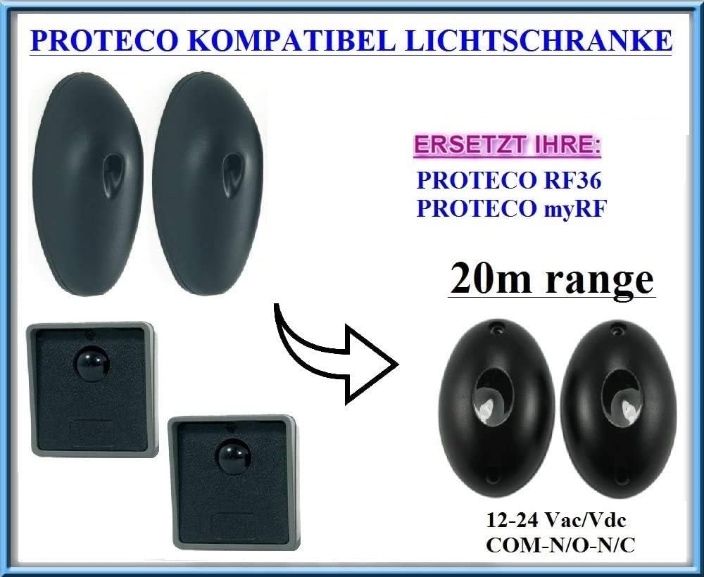Proteco RF36 / Proteco myRF kompatibel lichtschranke, paare von äussere universale Fotozellen/Infrar