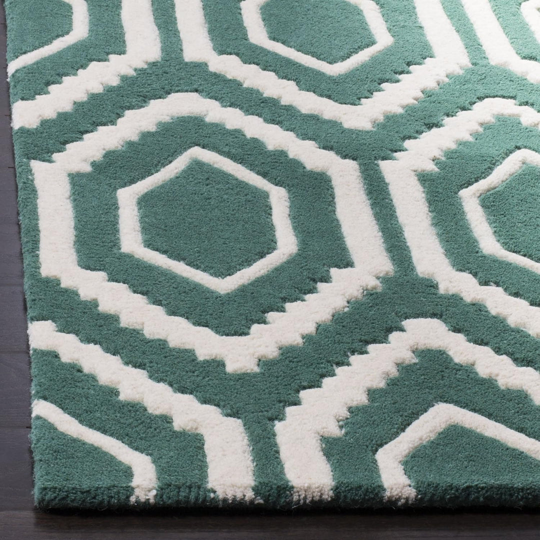 SAFAVIEH Zeitgenössische Teppich für Wohnzimmer, Esszimmer, Schlafzimmer - Chatham Collection, Kurze