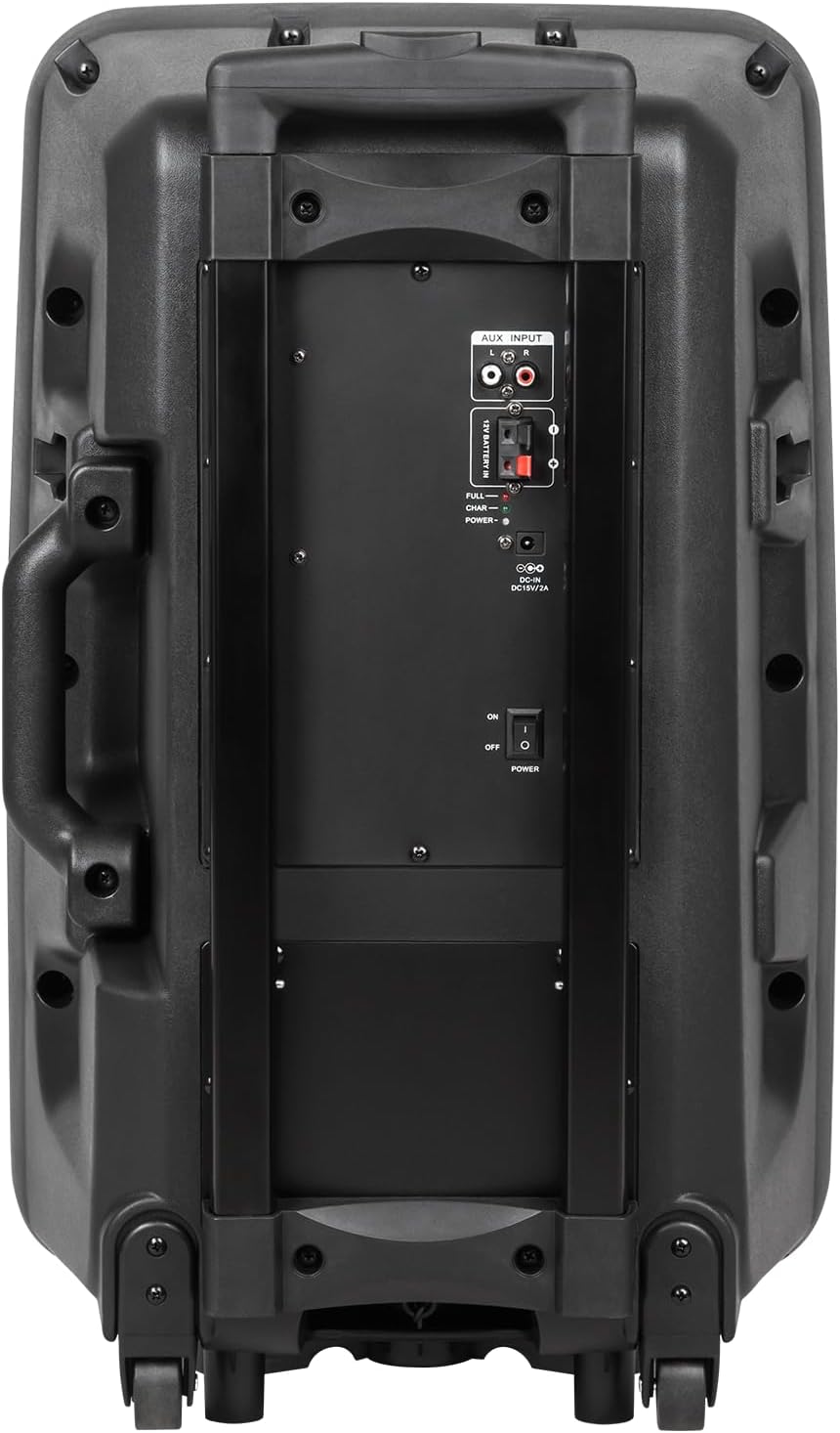 Krüger&amp;Matz KM1712 Aktive Bluetooth-Lautsprecher, PA-DJ-Anlage (2 x Funkmikrofon, SD, FM, USB, Fernb
