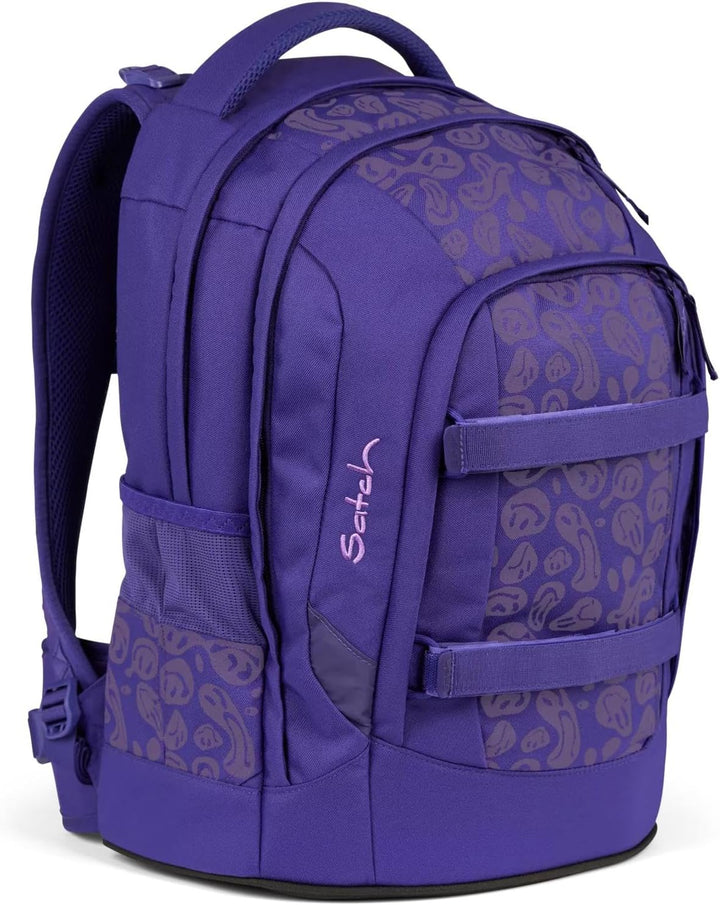 Satch pack Schulrucksack ab 5. Klasse ergonomisch 30L Stauraum standfest Organisationstalent Bright