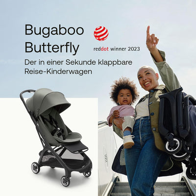 Bugaboo Butterfly ultrakompakter Reise-Kinderwagen, klein & leicht, einhändig faltbar und einfach zu