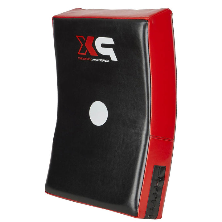Schlagpolster Strike Gekrümmt - Mit 4 Griffen - 60 x 35 x 15 cm - Kunstleder rot-schwarz - Robuste l