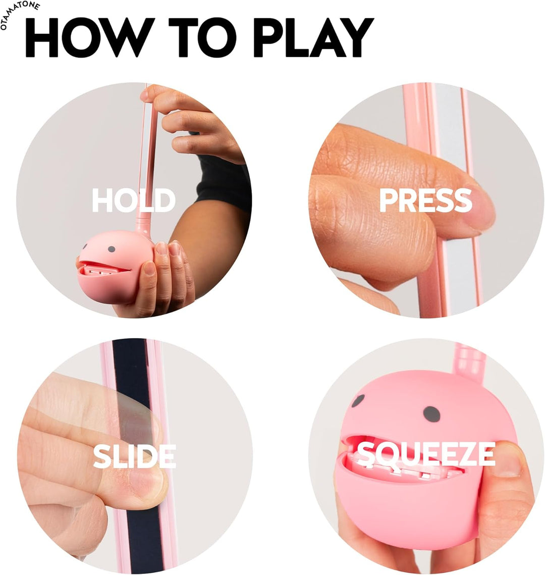 Otamatone Regular Strawberry, Japanisch Elektronisches Musik Instrument, Tragbar Digitale Musikinstr