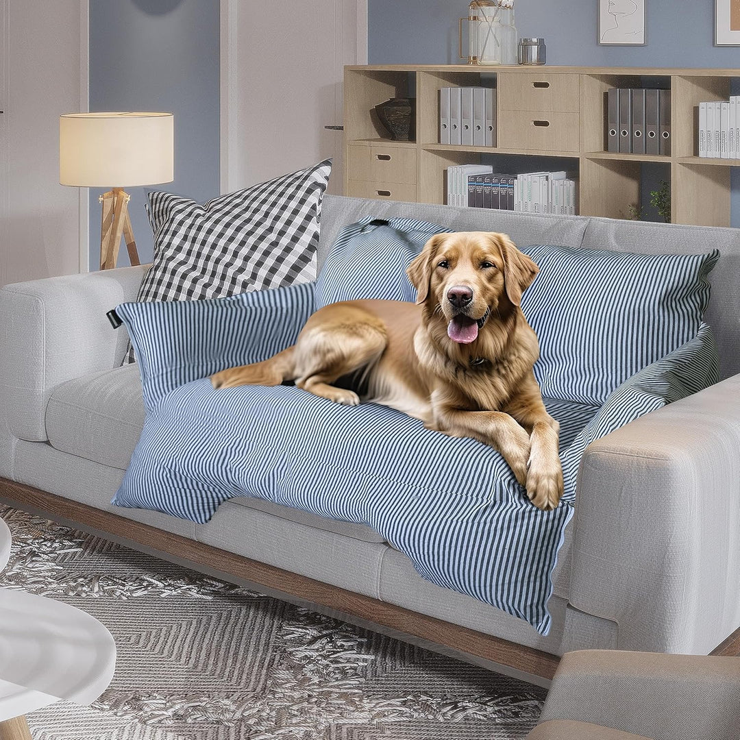 Hunde Autositz Hundebox 110 x 45 x 55 cm für Grosse und Mittlere Hunde, Praktischer Hundesitz Auf De
