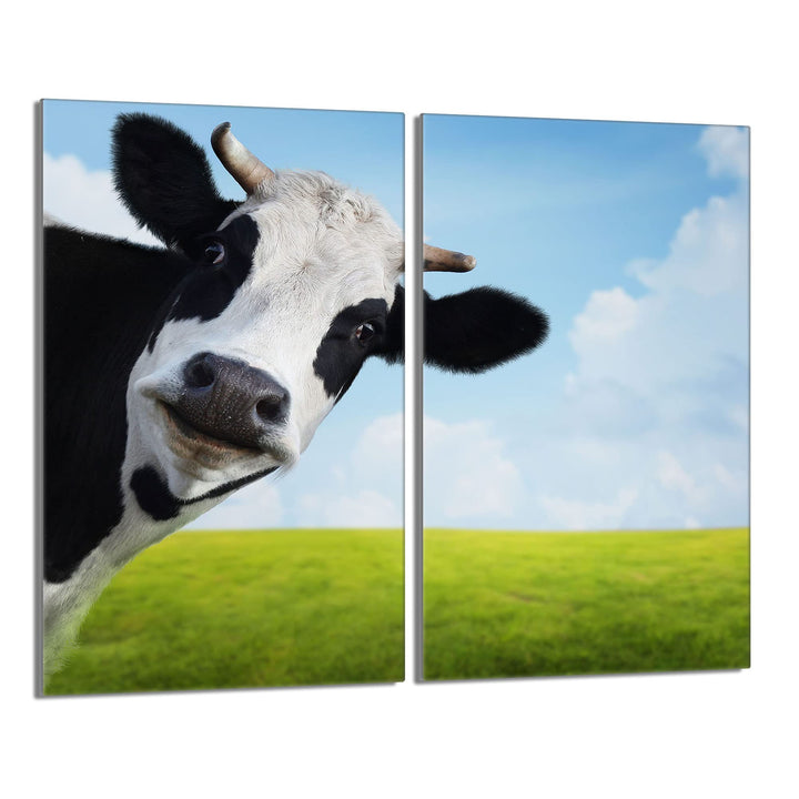 Herdabdeckplatten 2 Teilig 2x30x52 cm Ceranfeldabdeckung Küche Elektroherd Induktion Herdschutz Spri