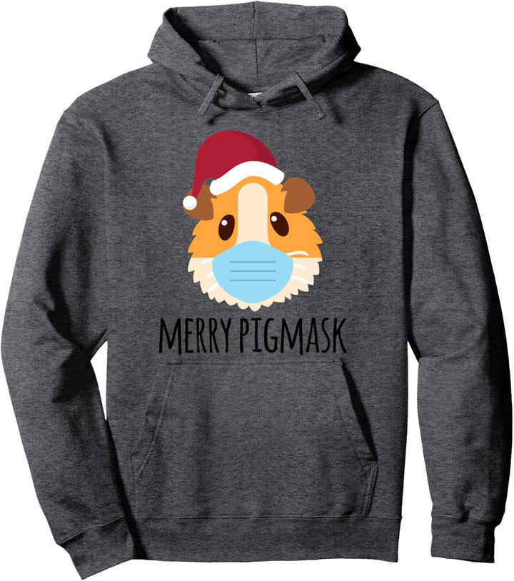 Merry Pigmask - Maske Meerschweinchen Weihnachten Wortspiel Pullover Hoodie