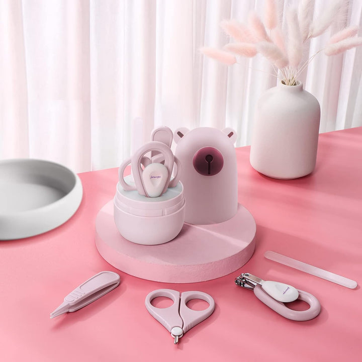 Baby Nail Clippers Set, Baby Nail Kit with Cute Case, Infant Manicure and Pedicure Health Grooming C