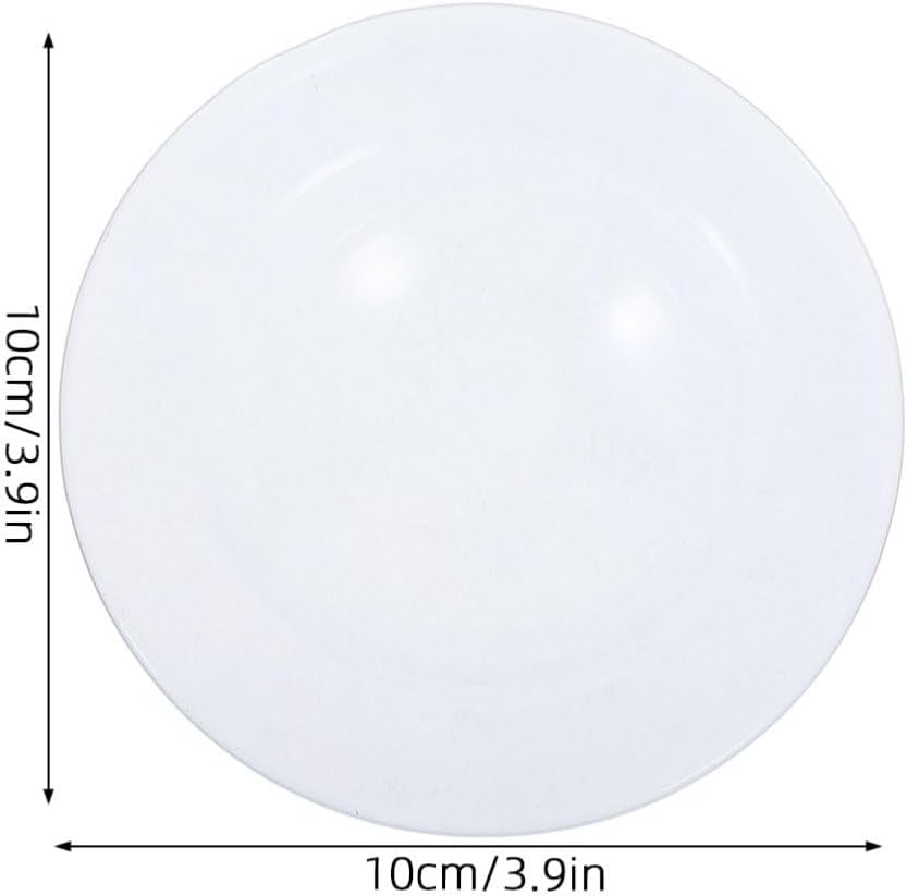 Cabilock 3Er Set Ersatzschalen Für Duftöl 4 Zoll Runde Glas Ölwärmerschalen Aromatherapie Kerzenwärm