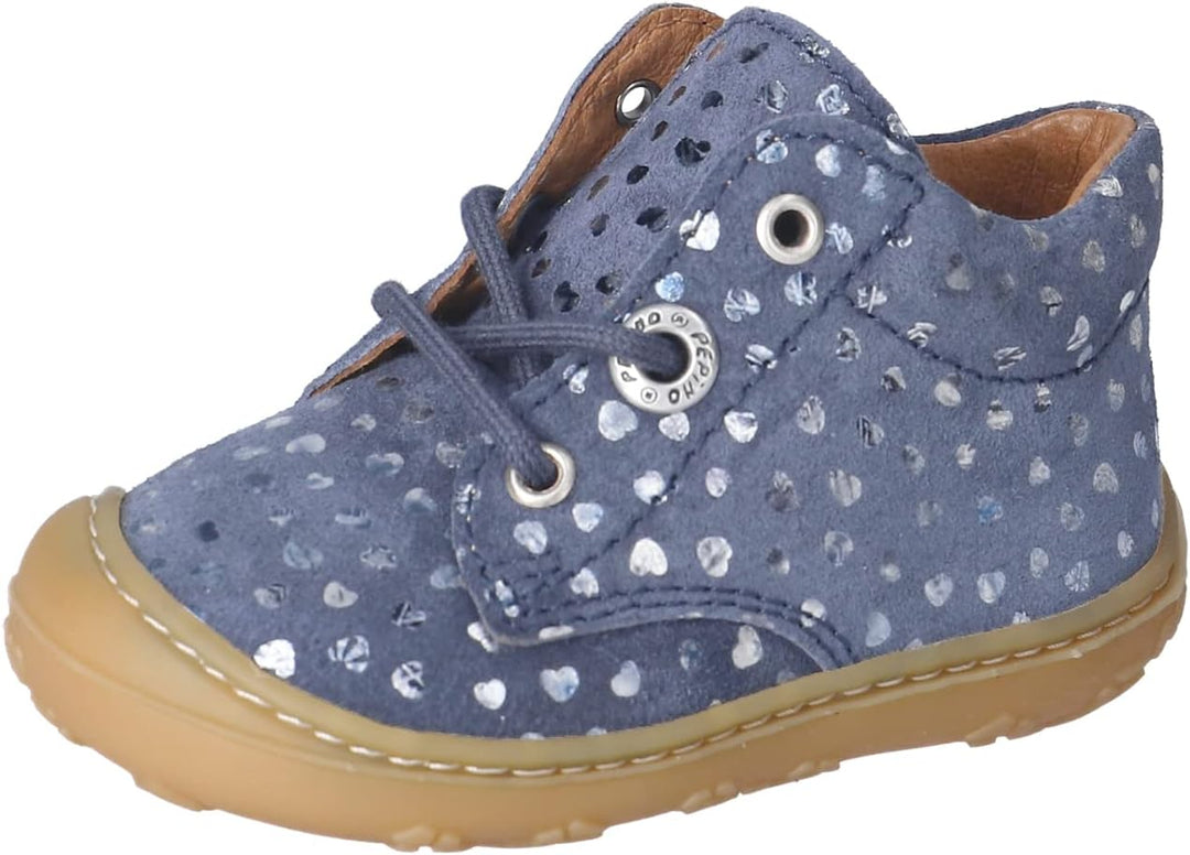 RICOSTA Mädchen und Jungen Stiefel DOTS, Kinder Lauflernschuhe, Weite: Mittel, lose Einlage 18 EU Bl