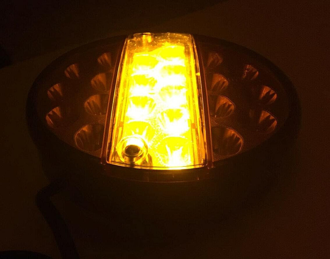 Ml LED Rückleuchte mit Bremsleuchte Positionsleuchte Blinker ⌀145,5 12V 24V rund