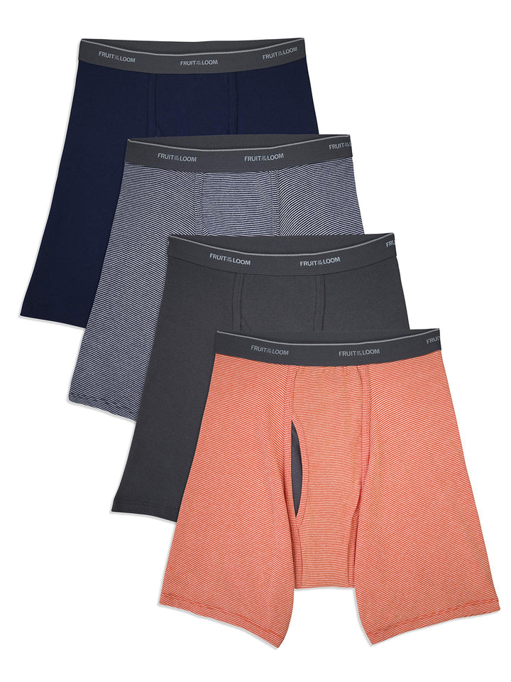 Fruit of the Loom Herren Coolzone Boxershorts Retroshorts (7er Pack) S Streifen/Solid, S Streifen/So