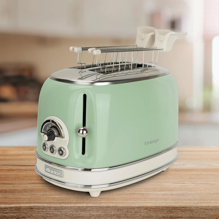 Grille-pain Ariete 155/14 Vert 810 W Creme / Grün, Creme / Grün