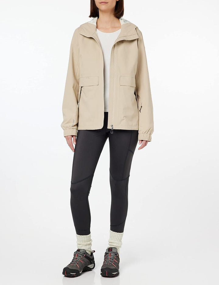 Schöffel Damen Jacket Lausanne L, Funktionsjacke mit Kapuze, wasserdichte Übergangsjacke mit Pack-Aw