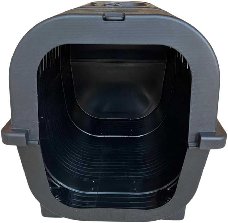 Mamapetz Lull Carrier Premium Haustier Transportbox Hund & Katze Sicher & Stilvoll (Schwarz), Schwar