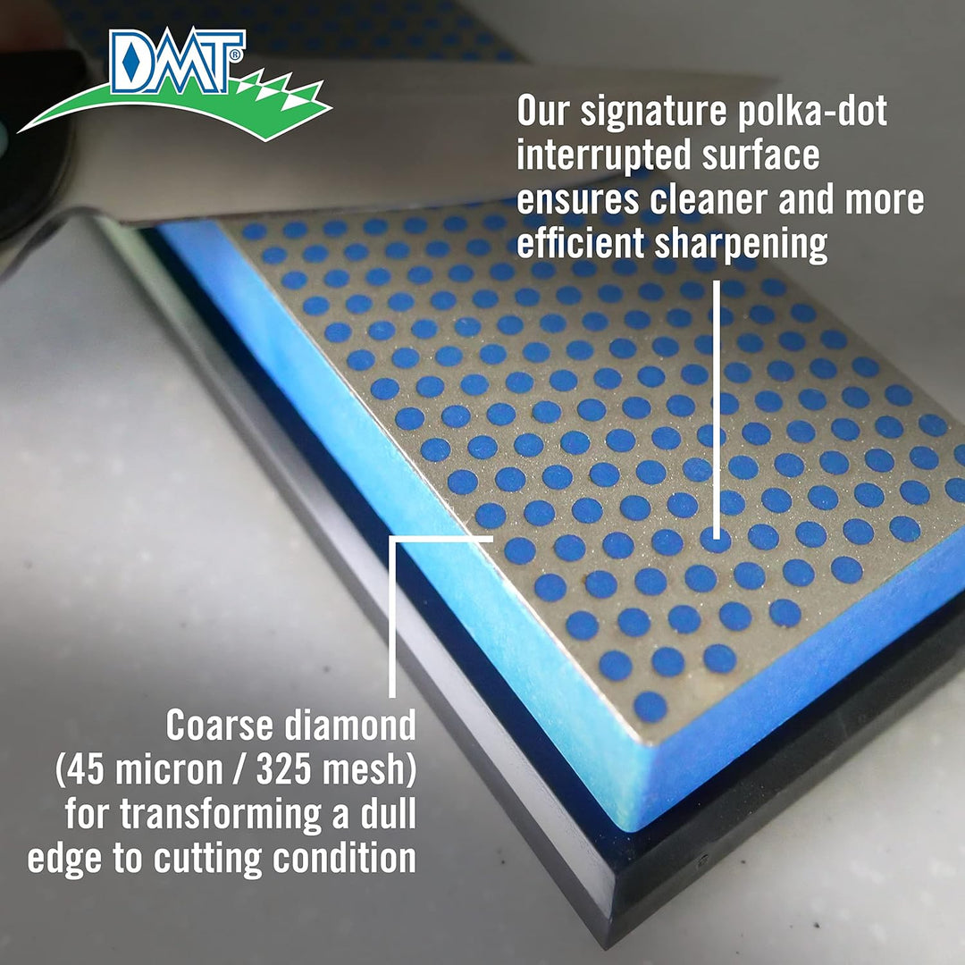 DMT Diamond Whetstone Wetzstein – grob mit Plastikbox, 15,2 cm / 6 Zoll, 1 Stück, W6CP, Grob