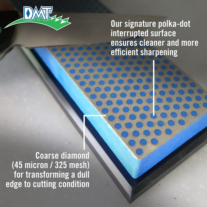 DMT Diamond Whetstone Wetzstein – grob mit Plastikbox, 15,2 cm / 6 Zoll, 1 Stück, W6CP, Grob