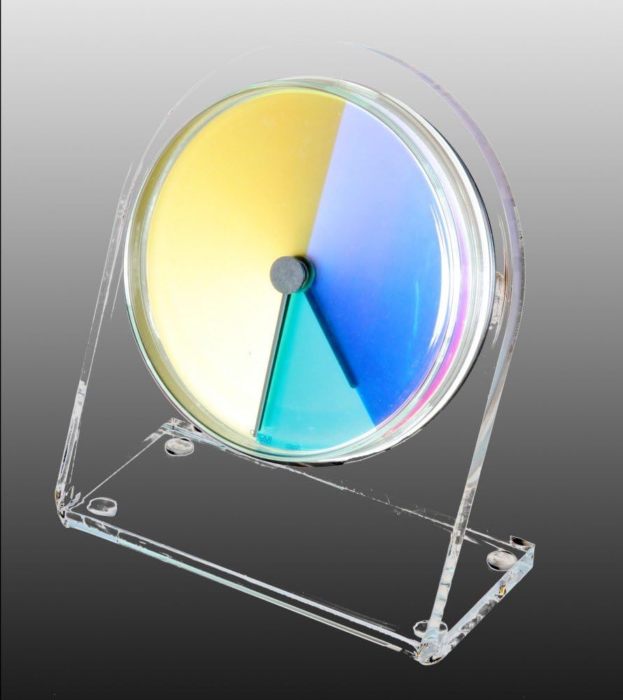 Rainbow emotion of colours Petriplex Classic, Acryl Tisch- und Regal Uhr (Buffetuhr)