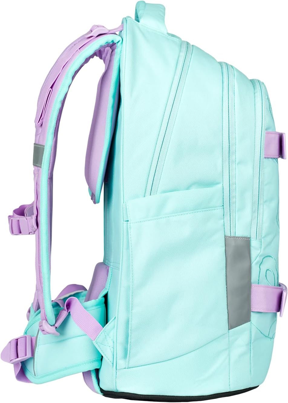 Baagl Schulrucksack für Jungen Mädchen Teenager - Skate Max - Skateboard Rucksack - Kinderrucksack m