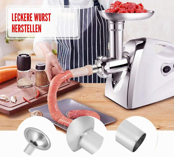 Wurstfüller, Wurstfüllrohre Aus Edelstahl, Durchmesser 24 Mm, Manuelle Wurstfülltrichter, Wurstfülle