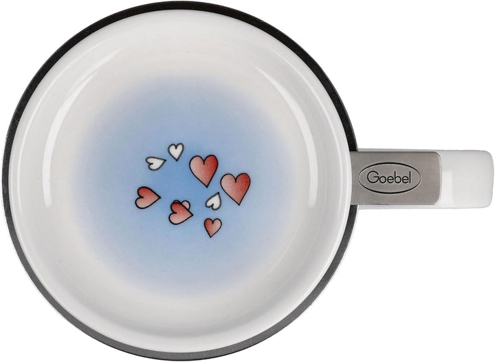 Goebel Wohnaccessoires Der kleine Yogi - Für Dich gesammelt - Teetasse mit Deckel und Sieb