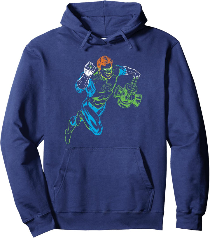 Green Lantern Neon Lantern Pullover Hoodie